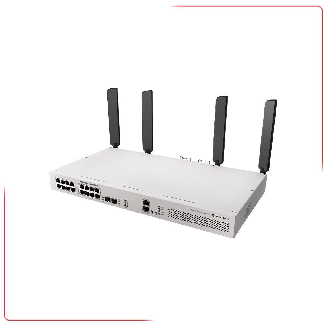 سوییچ میکروتیک CRS418-8P-8G-2S+5axQ2axQ-RM