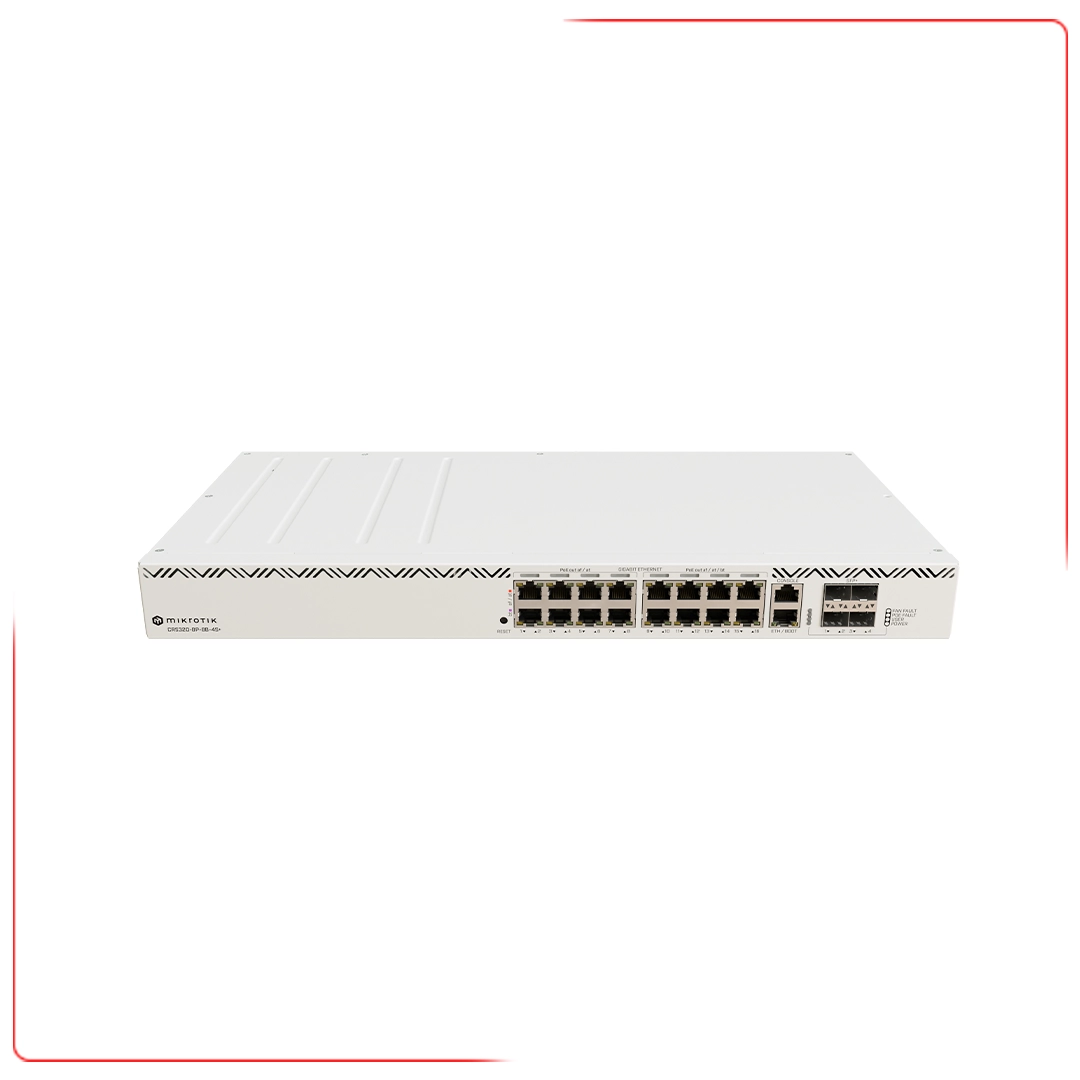 سوئیچ میکروتیک CRS320-8P-8B-4S+RM