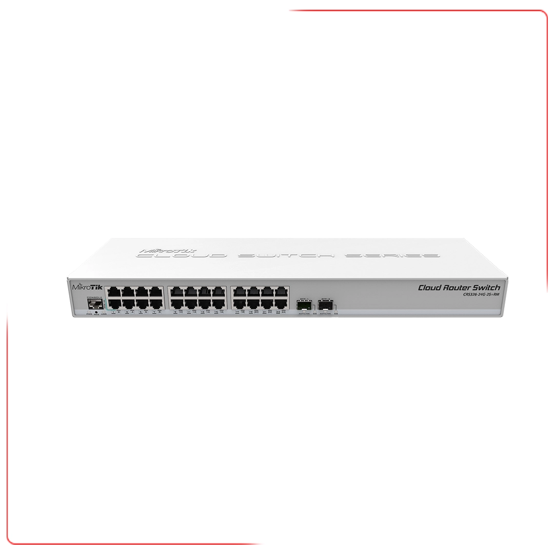 سوییچ میکروتیک مدل CRS326-24G-2S+RM
