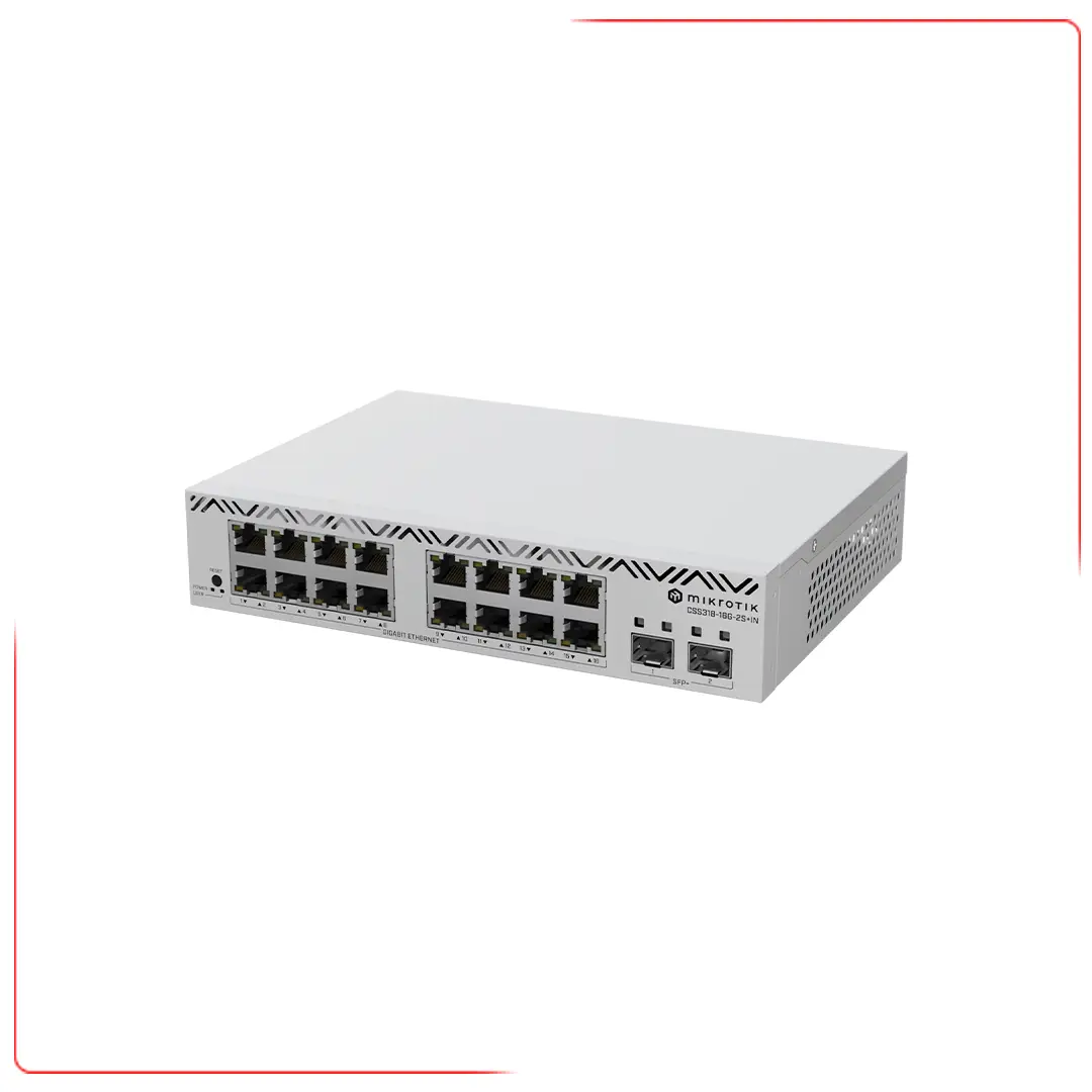 سوئیچ میکروتیک مدل CSS318-16G-2S+IN