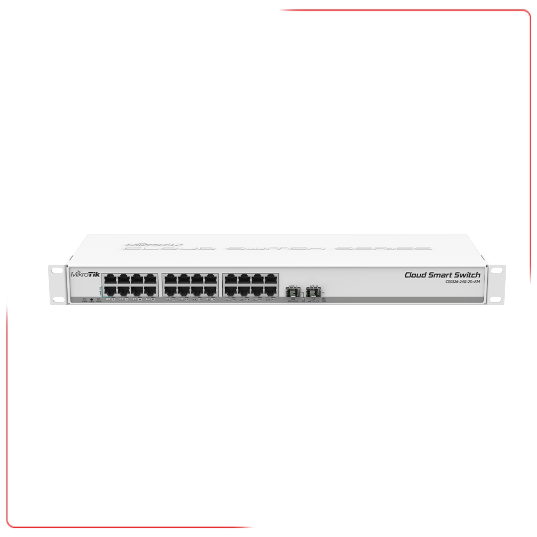 سوییچ میکروتیک مدل CSS326-24G-2S+RM
