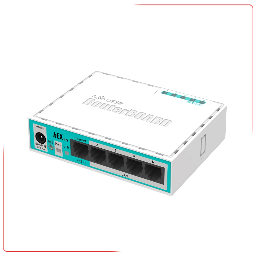 روتر میکروتیک مدل (HEX lite (RB750r2