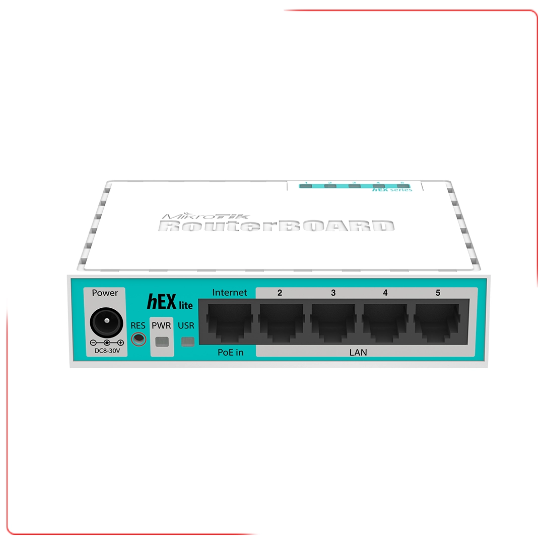 روتر میکروتیک مدل (HEX lite (RB750r2