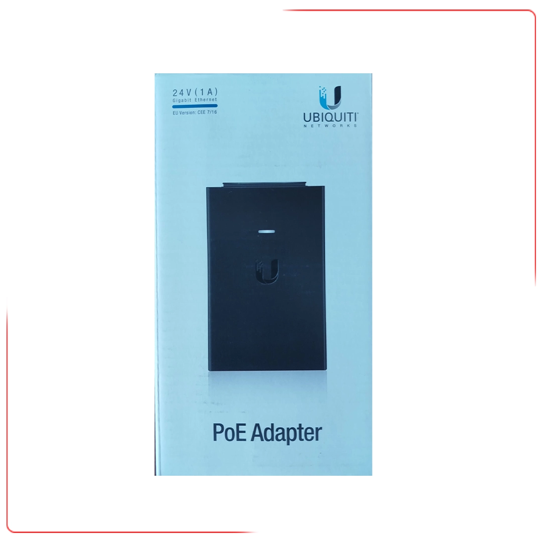 آداپتور پی او ای POE 24V 1A یوبیکویتی UBNT PoE injector